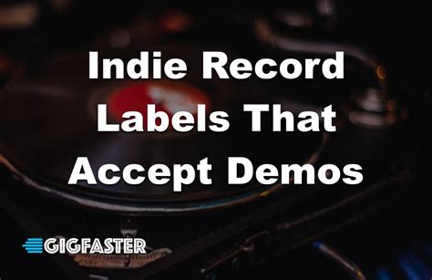 record labels that accept demos|Indie Record Labels That Accept Demos: A Guide for Aspiring .